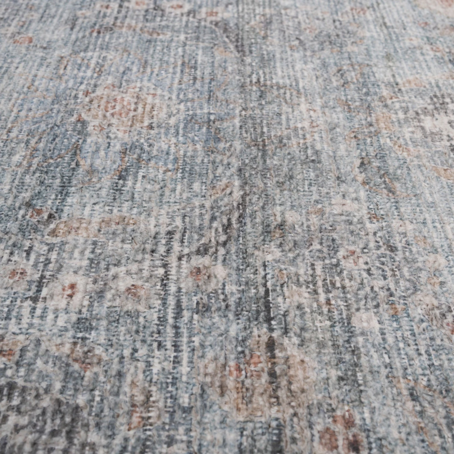 Vintage Blue Terra Floral Rug - Atticus 14 Vintage Blue Terra Floral Rug - Atticus - Image 14