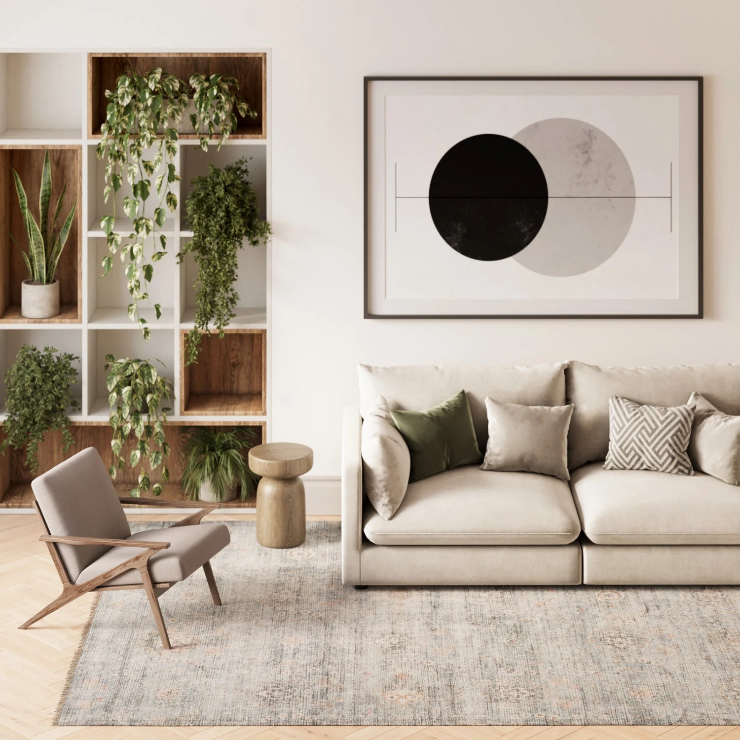 Vintage Blue Terra Floral Rug - Atticus 8 Vintage Blue Terra Floral Rug - Atticus - Image 8