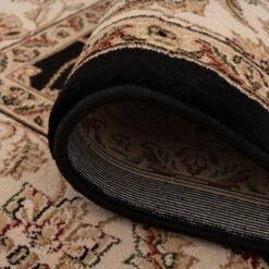 Traditional Black Floral Runner Rug - Malaki -Carpet Discount Store jasmine malaki 06322