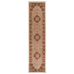 Traditional Regal Red Runner Rug - Navan