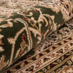 Classical Rich Green Runner Rug - Sunil -Carpet Discount Store jasmine sunil 06431