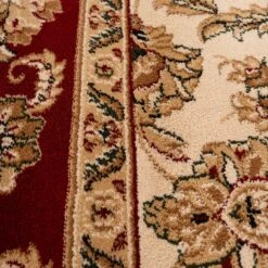 Classical Red Floral Rug - Tirta -Carpet Discount Store jasmine tirta 06464