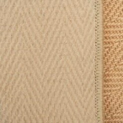 Light Jute Chevron Stair Carpet Runner -Carpet Discount Store juilette no border 04411