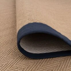 Navy Border Jute Runner Rug - Juliette Navy 11 Navy Border Jute Runner Rug - Juliette Navy -Carpet Discount Store jute cotton border navy 01879 13263128 5361 4f45 abf8 2115d56e707c