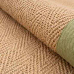 Green Jute Border Stair Carpet Runner - Juliette Green -Carpet Discount Store jute cotton border new green 01941 2fde8e9d eb97 4a19 87df a334271bc3a2