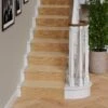 Light Jute Chevron Stair Carpet Runner