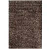 Brown Mottled Shaggy Living Room Rug