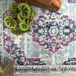 Faded Distressed Colourful Oriental Pattern Runner Rug -Carpet Discount Store oscar demelza 20runner 20hall multi 2 20 2 5B4 5D