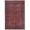 Flatwoven Washable Traditional Red Oriental Rug - Bannon