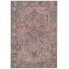 Flatwoven Washable Red Distressed Traditional Rug - Savanna