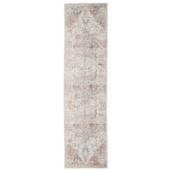 Flatwoven Washable Distressed Multicolour Runner - Cecilia 13 Flatwoven Washable Distressed Multicolour Runner - Cecilia -Carpet Discount Store renuu cecilia beige RR for web 04779 1