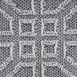 Blue Geometric Loop Pile Rug -Carpet Discount Store symphony tilley blue 09762