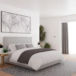 Blue Geometric Loop Pile Rug -Carpet Discount Store symphony tilley blue final