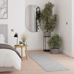 Blue Geometric Loop Pile Rug -Carpet Discount Store symphony tilley blue rr bedroom final