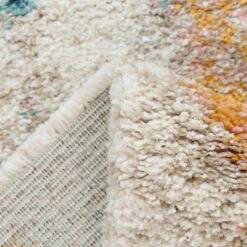 Super Soft Abstract Moroccan Shaggy Rug - Bella -Carpet Discount Store traveller bella multi 1908 5B3 5D