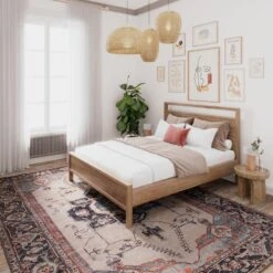 Soft Washable Blue Heritage Rug - Hazel -Carpet Discount Store washable Hazel room web 3