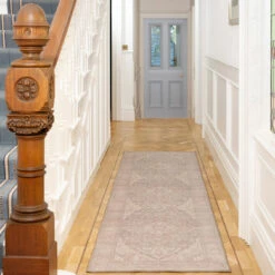 Soft Washable Vintage Beige Runner - Mariana 9 Soft Washable Vintage Beige Runner - Mariana -Carpet Discount Store washable Marianna room web RRL Hallway 2