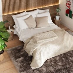 Plush Soft Shaggy Area Rug - Choose Your Colour -Carpet Discount Store zia charcoal final 5672dadf 1093 43a5 bacc 38a9842b42fb